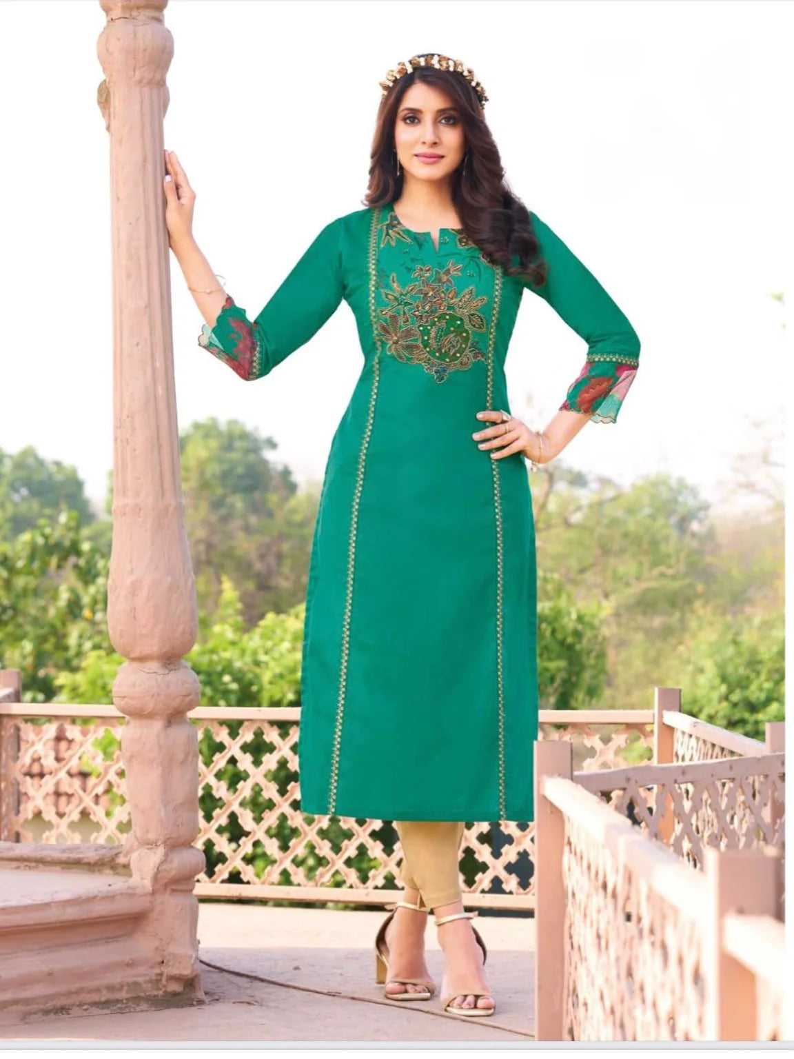 Emerald Garden Kurti