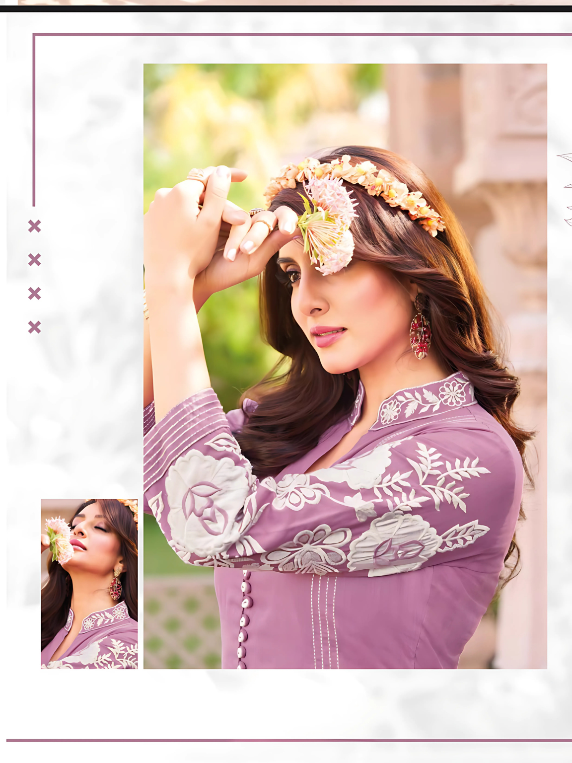 Lilac Grace Kurti