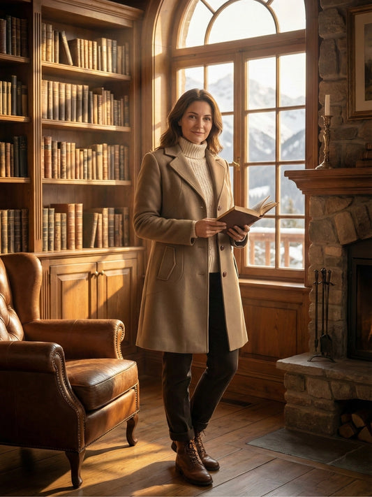 Blush Pink Woolen Collarless Coat