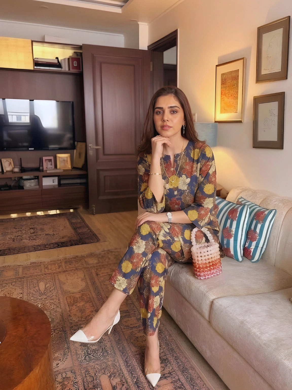 Midnight Navy Floral Co-Ord Set