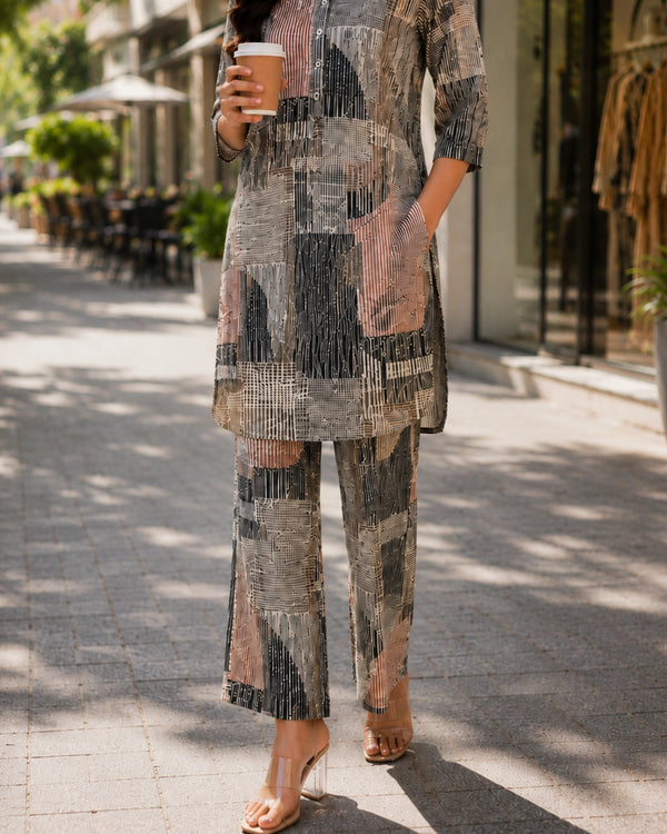 Floral Print Rayon Co-Ord Set for Daily Wear — image 3