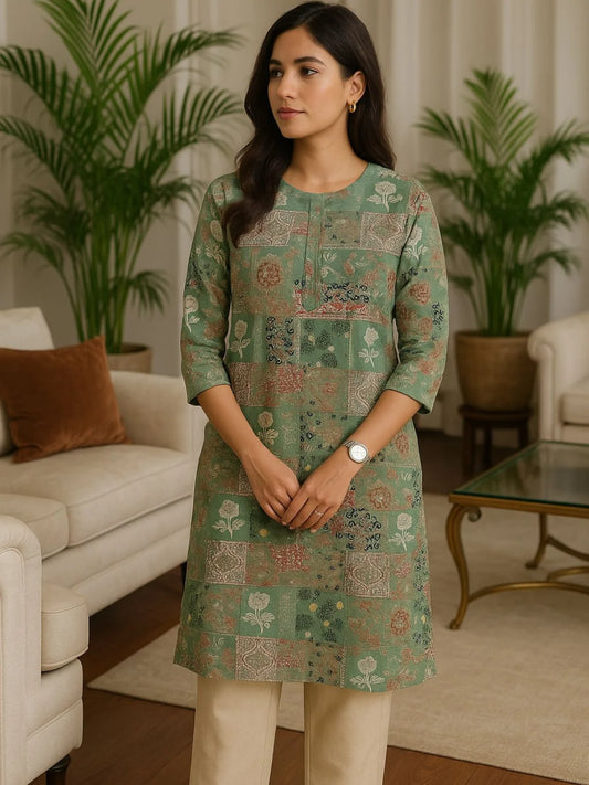 Sage Bloom Kurta