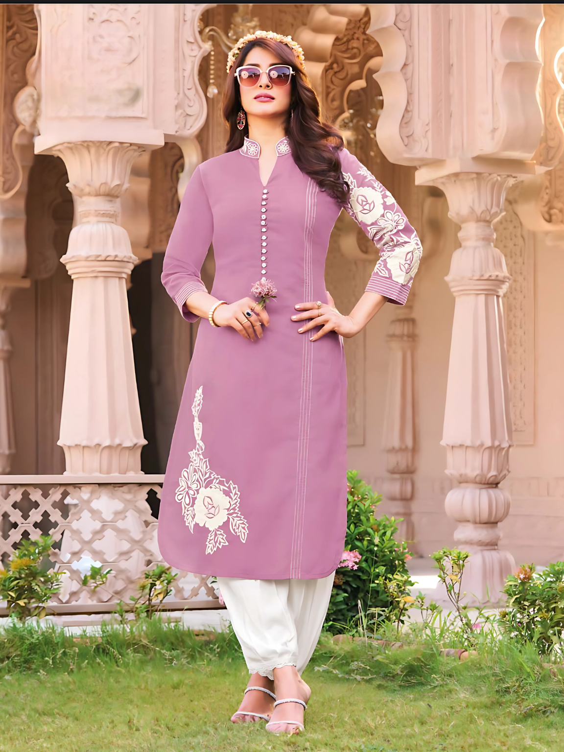 Lilac Grace Kurti