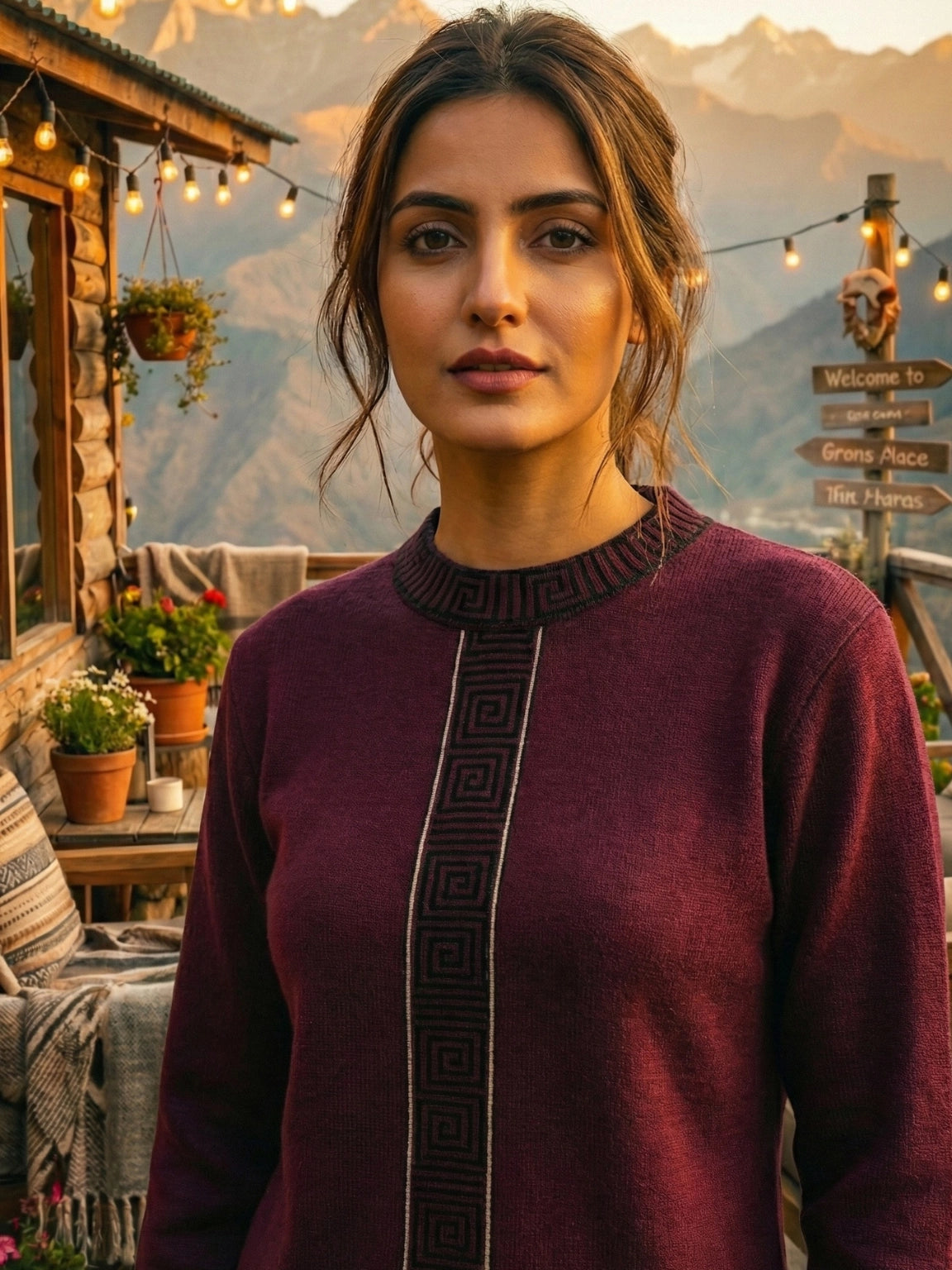 Jet Black Studded Detail Co-Ord Set