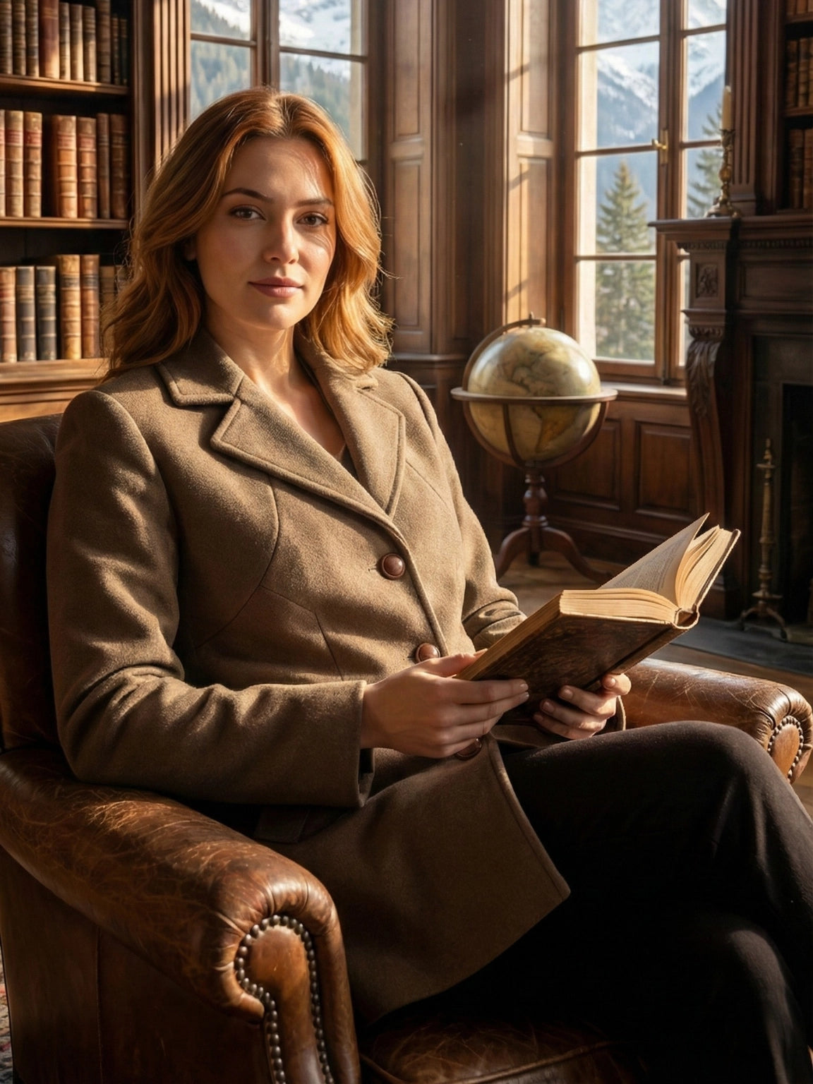 Blush Pink Woolen Collarless Coat